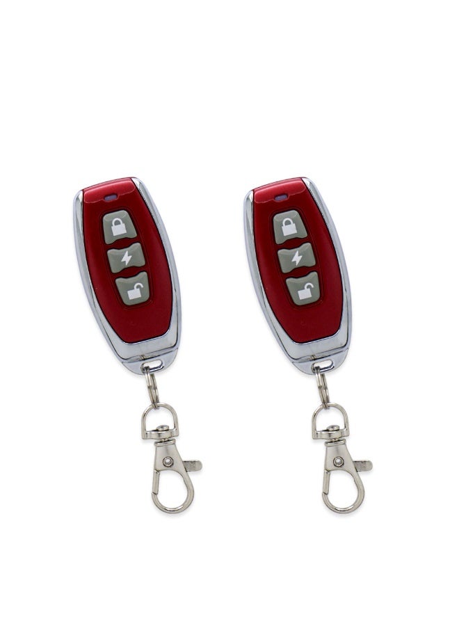 Platinum Pack of 2 Universal Remote Control NK354 Red Color Keyless Entry Systems | Car Door Lock/Unlock, and Trunk Release - Image 2